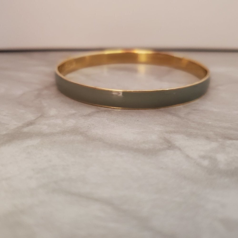 ✨ Vintage Y2k 00s 2000's J. Crew Grey Skinny Bangle ✨ - Picture 6 of 10